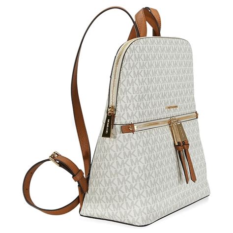 michael kors rhea medium slim backpack|michael kors medium backpack purse.